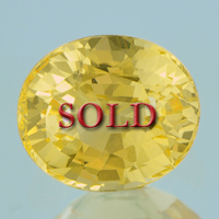 Unheated Untreated Certified Yellow Sapphire Guru Gemstone