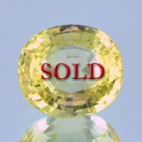 Large Oval Cut Unheated Untreated Certified Yellow Sapphire for Vedic Astrology (Jyotish) and Ayurveda 4.20 carats