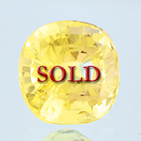 Untreated Vedic Jupiter Large Yellow Sapphire