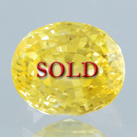 Unheated Untreated Top Quality Jupiter Yellow Sapphire for Vedic Astrology (Jyotish) and Ayurveda 5.58 carats