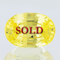 Unheated Untreated Top Quality Jupiter Yellow Sapphire for Vedic Astrology (Jyotish) and Ayurveda 5.58 carats