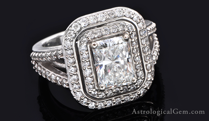 white sapphire diamond venus gemstone vedic astrology benefits