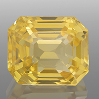 Large Oval Cut Unheated Untreated Certified Orange Golden Sapphire for Vedic Astrology (Jyotish) and Ayurveda 5 carats