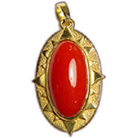 Red Coral Pendants for Men