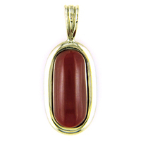Red Coral Pendant for Men for Jyotish