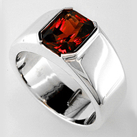 Jyotish Men's Hessonite Ring