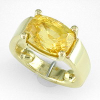 Yellow Sapphire Ring for Jyotish & Ayurveda