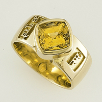 Men's Yellow Sapphire Jewelry for Jyotish