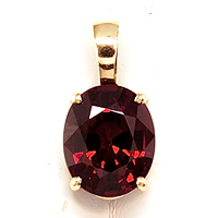 Red Spinel Pendants for the Sun for Jyotish (Vedic Astrology) & Ayurveda