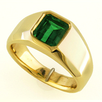 Women's Emerald Ring for Astrology