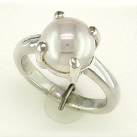 Women's Pearl Ring Jewelry for Jyotish/Astrology