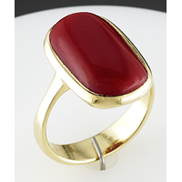 Red Coral Ring for Jyotish (Vedic Astrology)