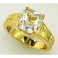 Women's White Sapphire Diamond Diana Ring