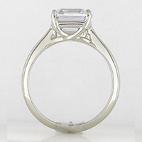 Women's White Sapphire Ring for Jyotish