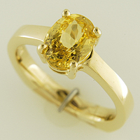 Yellow Sapphire Jyotish Rings