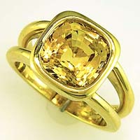 Jyotish Yellow Sapphire Ring